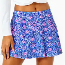 Lilly Pulitzer Luxletic Alia Tennis Skirt Skort Blue Pink Size‎ XXS/XS
