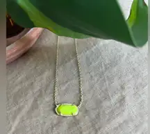KENDRA SCOTT - Neon Green Yellow & Gold
Pendant Necklace - SOLD OUT