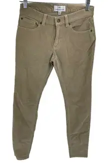 Southern Tide Womens Corduroy Pants Skinny Slim Leg Stretch 5 Pocket Tan Size 26