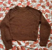 Universal Thread Textured Brown Sweater
