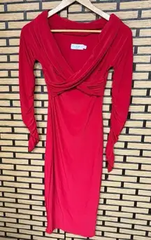 Club L Red Dress Size 2