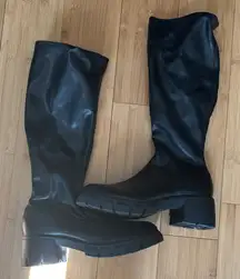 Madden Girl Hart Boots Knee High Lug Sole Boots