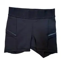 Lululemon Fast and Free Hight Rise Black Compression Running Shorts Size 2