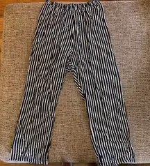striped flowy pants 