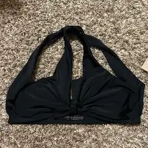 NWT Albion Matte Black Top Knot Swim Large