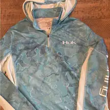 Huk Aqua Camo Performance Hoodie