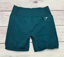 Gym Shark Vital Seamless 2.0 Shorts Woodland Green Marl Size XXL