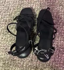 Wild Fable Black Women’s Platform Wedge Sandals 7.5