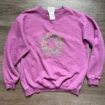 Vintage Cozy purple grandma sweater