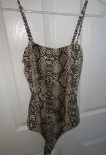 Snakeskin Bodysuit