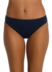 Island Goddess Clean Hipster Swim Bottom, Black US 12