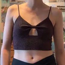 Sparkly Pink Going Out Top