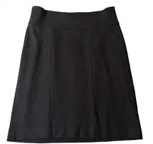 CAbi Skirt Womens 4 Black Straight Pencil Knee Length Stretch Skirt