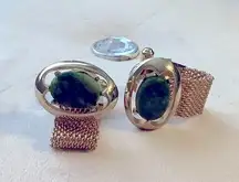 Swank vintage jade green