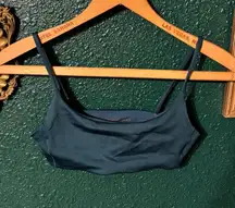 Left On Friday Pool Days Top $95 SCOOP FRONT, MEDIUM COVERAGE, A-C CUP Sz XS Tea