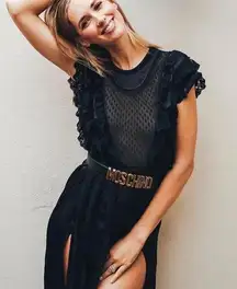 Alice McCall Desire Black lace maxi dress