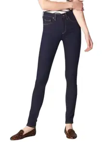 Veronica Beard Kate 10 Inch Skinny Jeans Dark indigo Wash Size 25 EUC