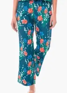 Tuckernuck Jade Blooms Floral Farris Pant NWT Size Large