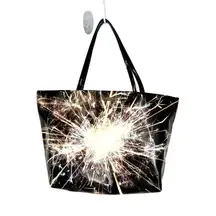 Kate Spade Let Sparks Fly Black Tote Bag Purse