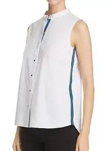 T‎ tahari Wynne Ribbon trimmed Blouse