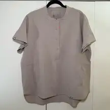 FIGS Manila Scrub Top Scrubs Boulder Khaki Rare Limited Edition