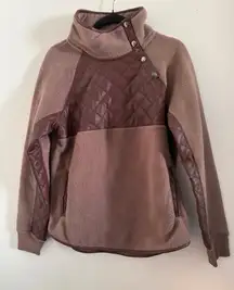 Abercrombie & Fitch Brown Fleece Pullover