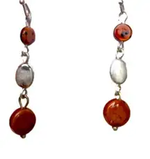 Speckled stone drop earrings Christoper & Banks Brand new