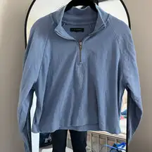 Pacsun La Hearts Light Blue Zip-Up Top