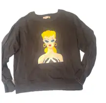 Lily Brown × Barbie Graphic Knit Sweatshirt — Limited Edition Japan Collab