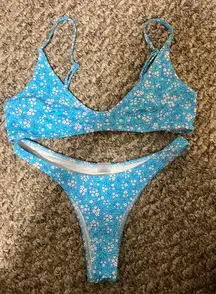 Bright Swimwear Bikini Set Blue Floral