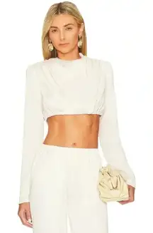 Camila Coehlo Chelsie Crop Top in Sand Sz S