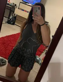 American Eagle Flowy Party High Waisted Shorts