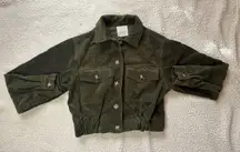 Olive Green Corduroy Jacket