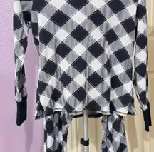 Victoria's Secret Black and White Checkered Pajama Pants