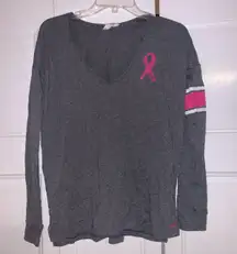 Breast Cancer Long Sleeve Shirt Size SM