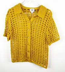 NEW Urban Outfitters BDG Osaka Knit Button Down Top S