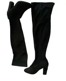 COCONUTS By Matisse Over The Knee Boots Black faux suede women's size 8.5