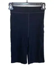 🎓 NWT 4th & Reckless Ribbed ADA Cycling Short Black