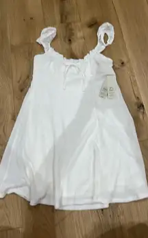 Walmart white dress mini 