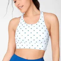 Fabletics No Bounce Polka Dot Sports Bra