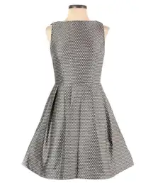 Serena & Lily Black and White‎ Fit-and-Flare Sleeveless Dress sz 2