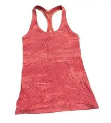 Lululemon racerback coral orange athletic tank