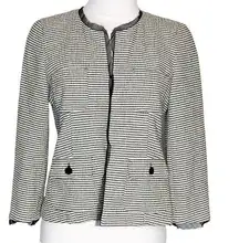 Max Mara Weekend  striped silk trimmed jacket