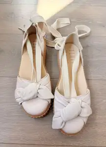 PUMA x FENTY Off-White Rhianna‎ Bow Creeper Strapy Sandals US 10 EU 41 Coquette