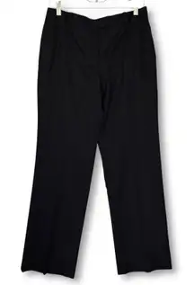 EUC Brooks Brothers Caroline Fit Wool Dress Pants Women's 10P Straight Leg Black