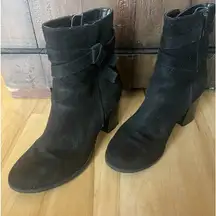 American Eagle Heeled Ankle Boots Shoes Black Women’s Size 7 Booties