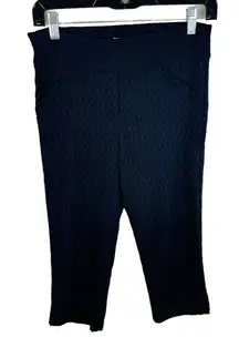 Margaret M Slimming Pant Black Capri Small