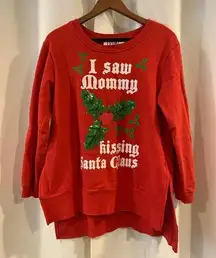 Lyric‎ Culture Christmas Sweatshirt Size Large Santa Claus