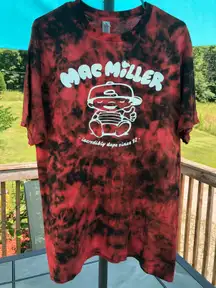 Mac Miller Handmade TieDye T-shirt Most Dope 