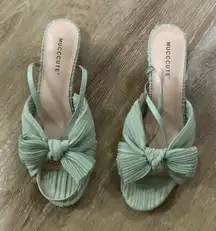 Women's Muccute Mint Green Sandals